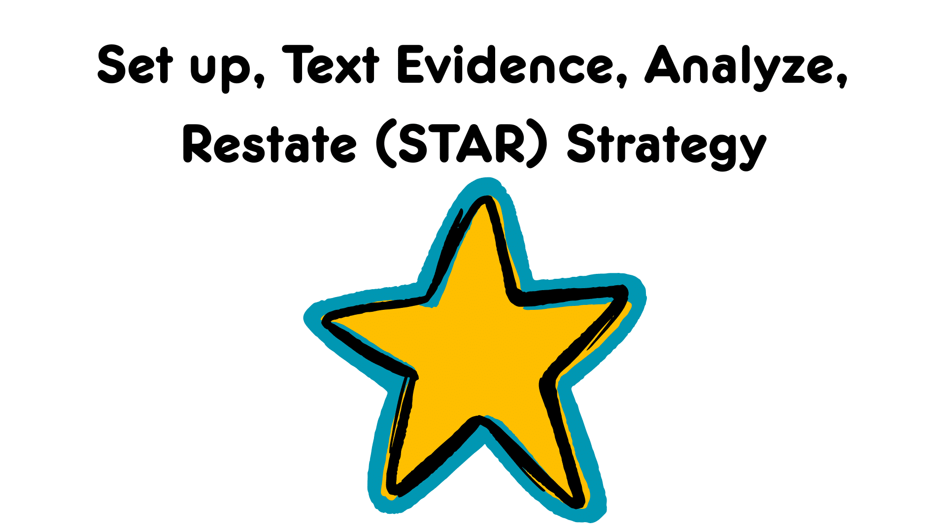Set up, Text Evidence, Analyze, Restate (STAR) Strategy