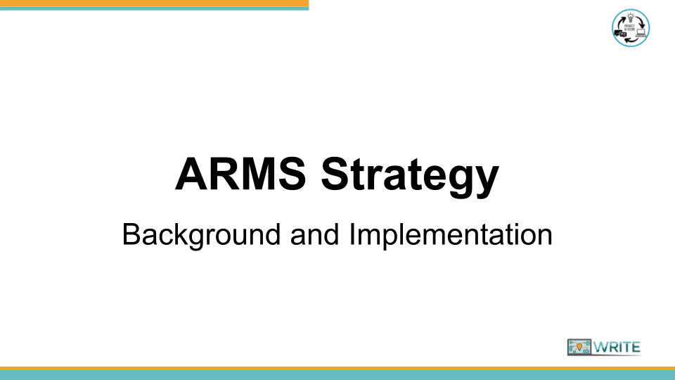 ARMS presentation cover